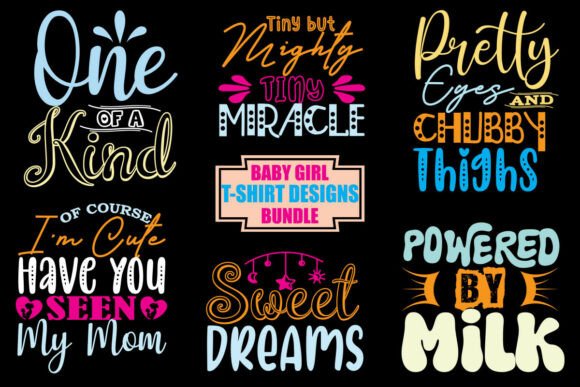 Baby Girl T-shirt Designs Bundle: Graphics Freebies Review