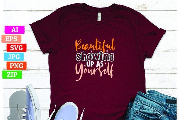 Beautiful Showing Up As Yourself: Graphics & Freebies Review