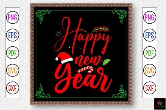 Happy New Year SVG: Graphics & Freebies