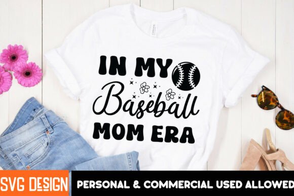 In My Baseball Mom Era SVG: Graphics Freebies Review