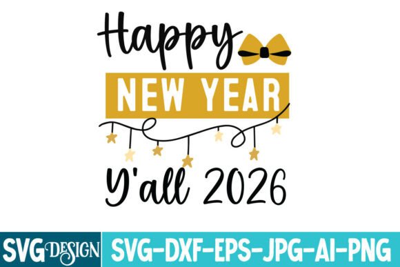 Review: Happy New Year Y'all 2026 SVG for Embroidery