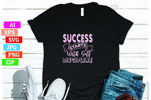 Success Starts with Self Discipline Graphics Freebies Review