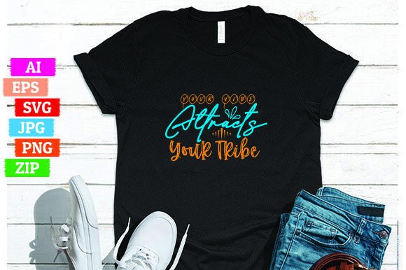 Your Vibe Attracts Your Tribe: Free Graphics for Branding